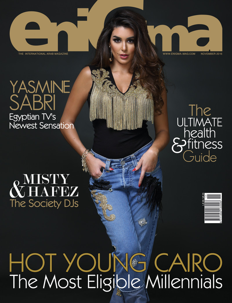 Yasmine Sabri featured on the Enigma cover from November 2016
