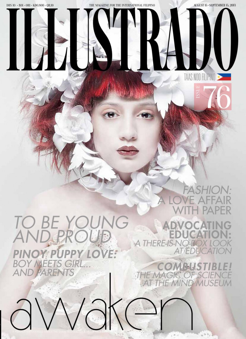  featured on the Illustrado cover from August 2013