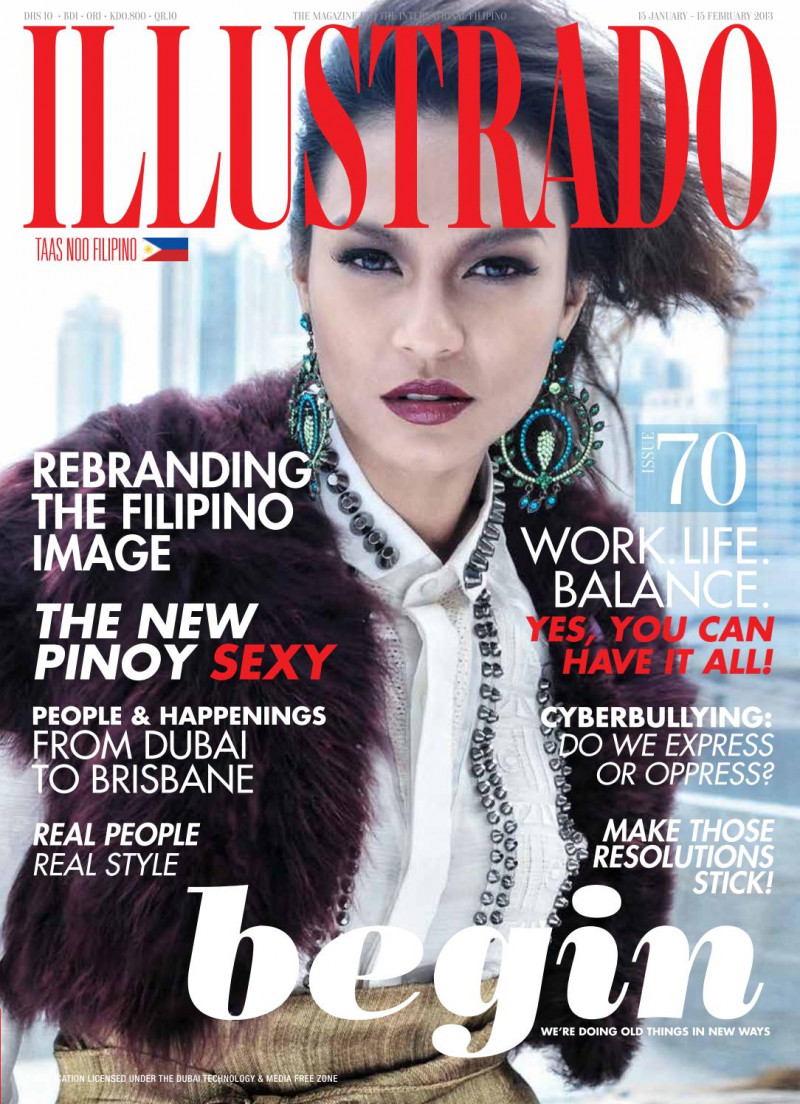  featured on the Illustrado cover from January 2013