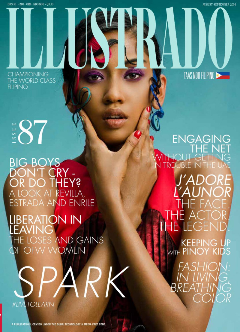  featured on the Illustrado cover from August 2014