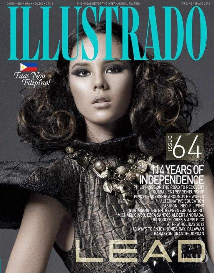 Catriona Gray featured on the Illustrado cover from June 2012