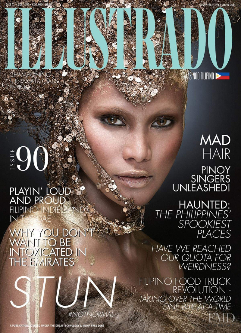 Ann Llagas featured on the Illustrado cover from November 2014