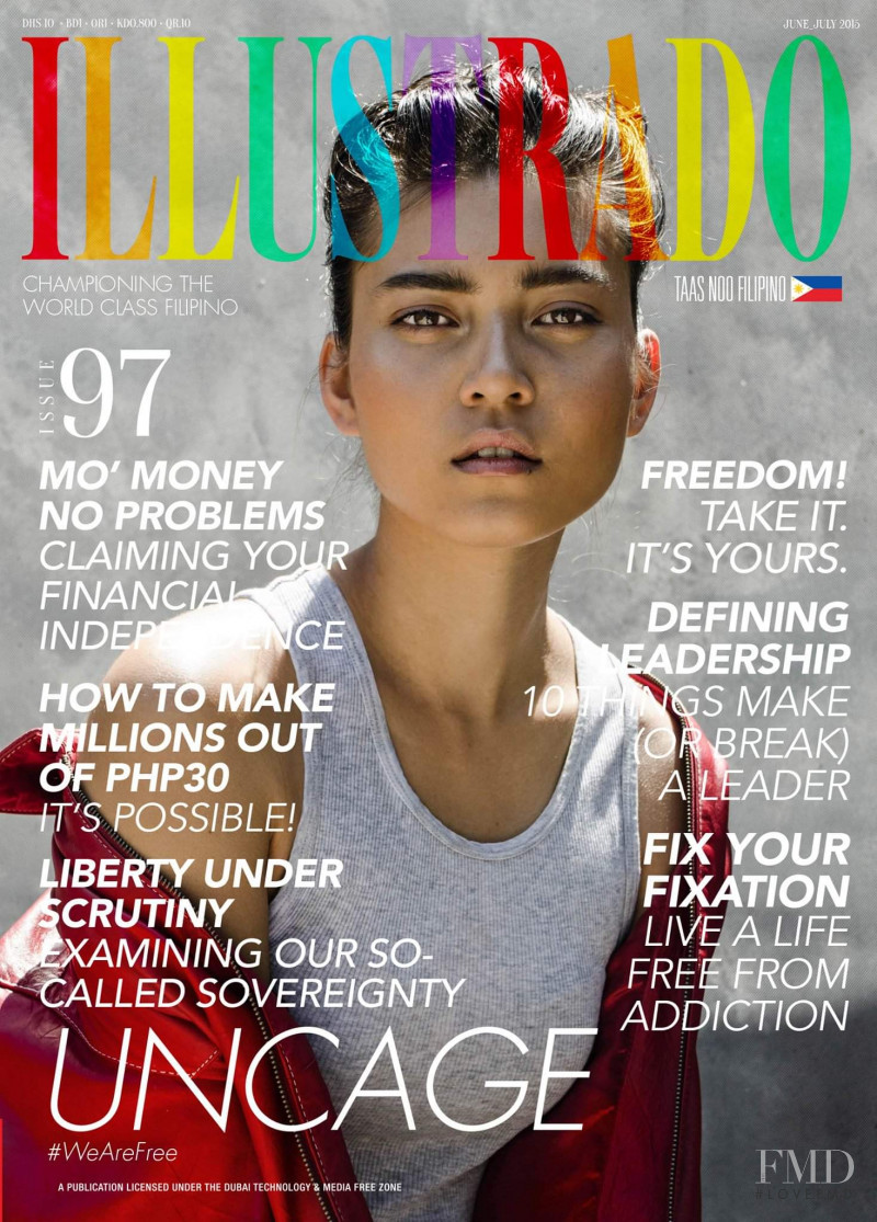 Diana Carl featured on the Illustrado cover from June 2015