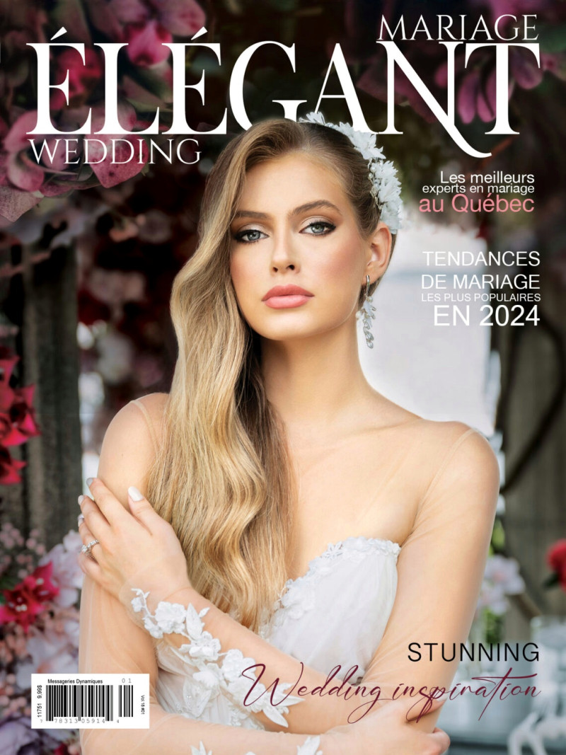  featured on the Elegant Wedding cover from January 2024