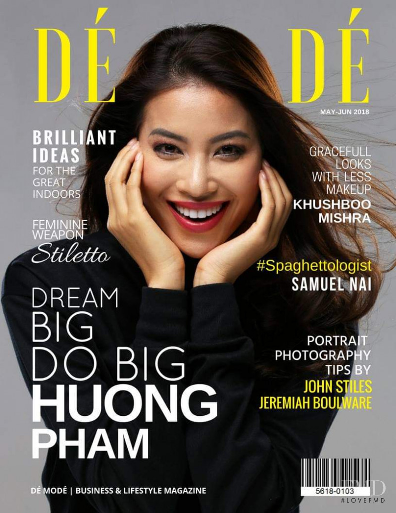 Huong Pham featured on the De Mode cover from May 2018