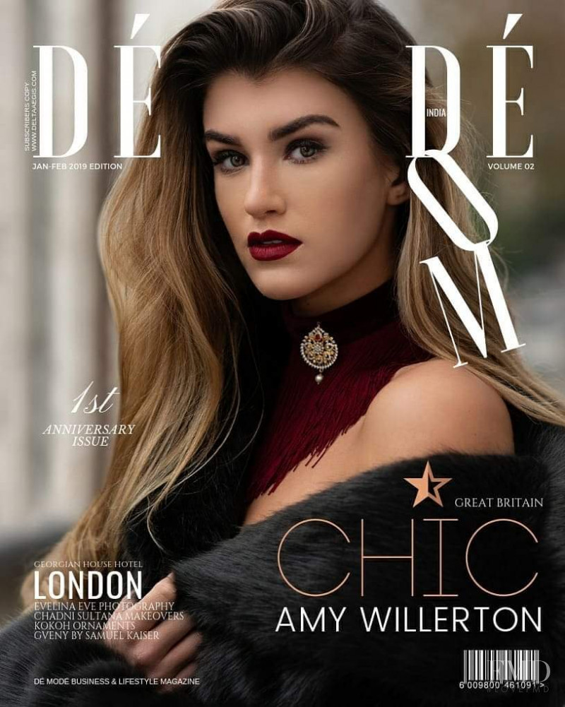 Amy Willerton featured on the De Mode cover from January 2019