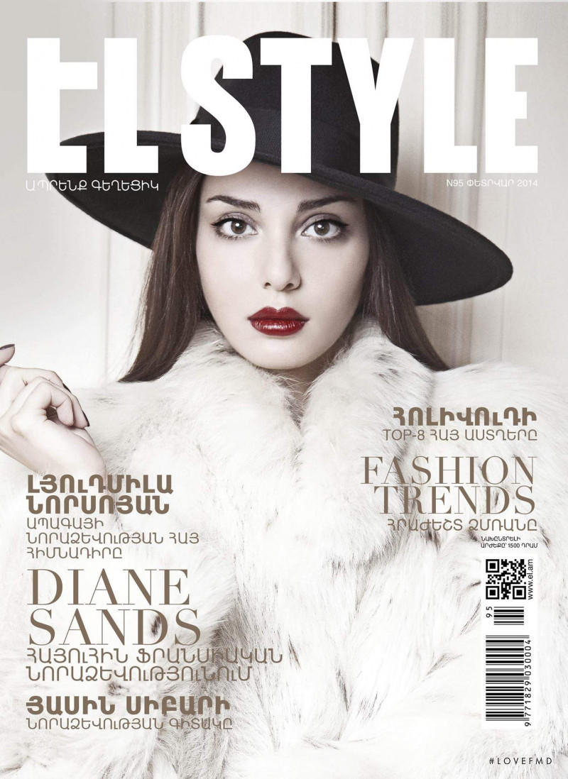 Diane Sands featured on the El Style cover from February 2014