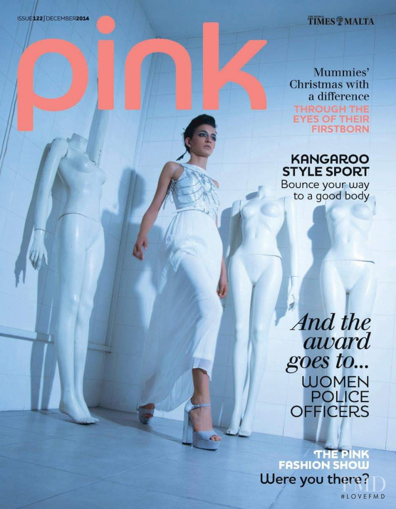 Gabriella Mifsud featured on the Pink Malta cover from December 2014