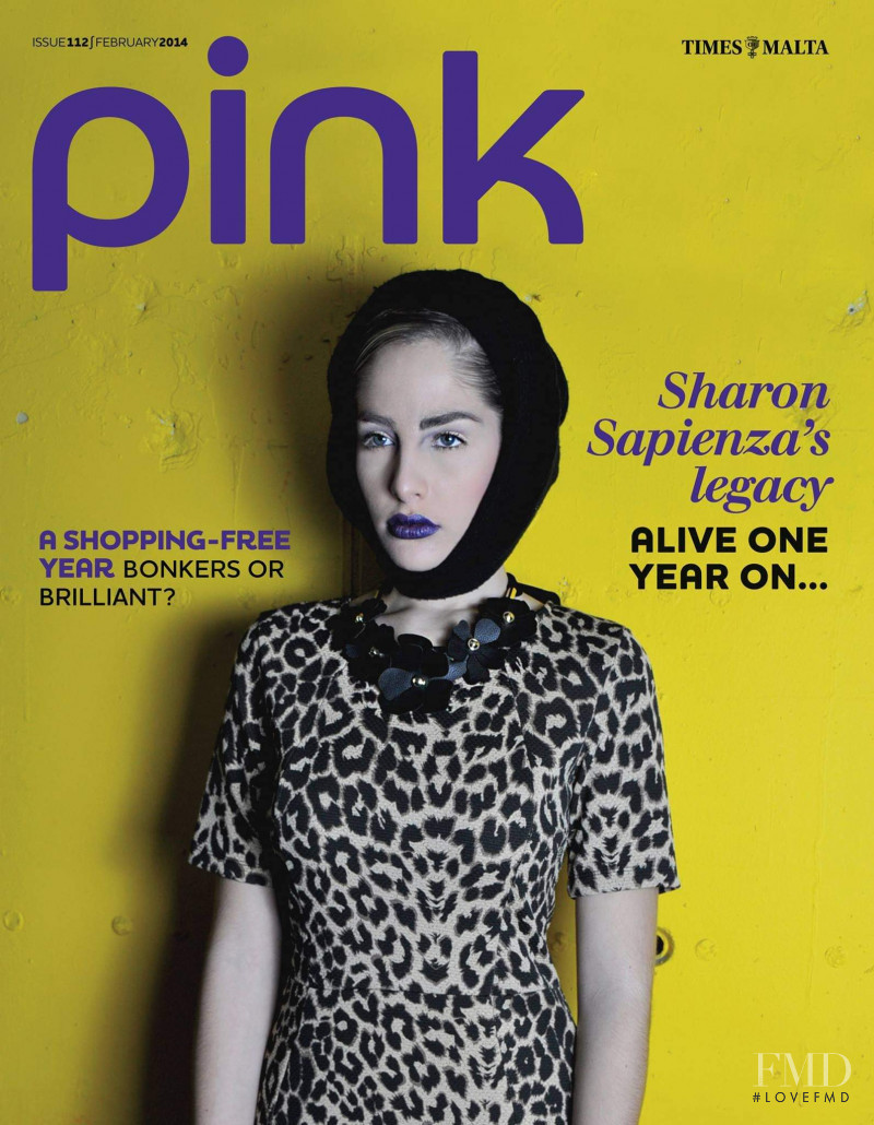 Jacqui Losco featured on the Pink Malta cover from February 2014