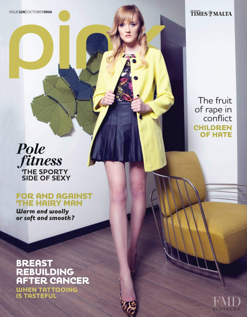 Tasha featured on the Pink Malta cover from October 2014