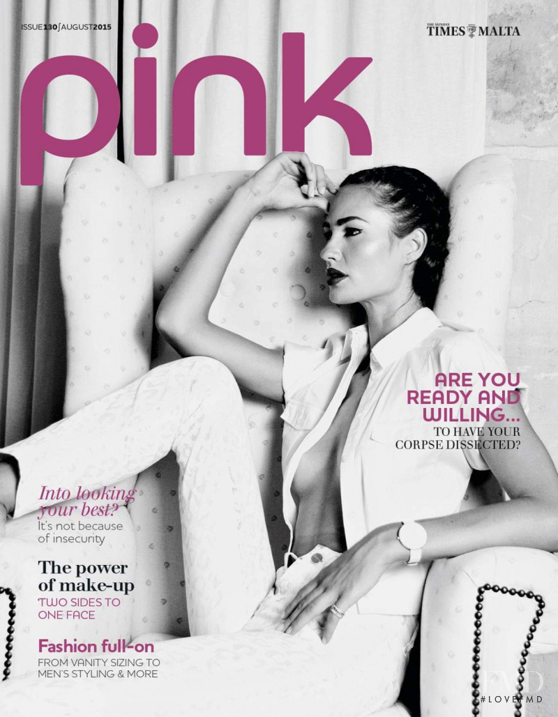 Bojana Milojevic featured on the Pink Malta cover from August 2015