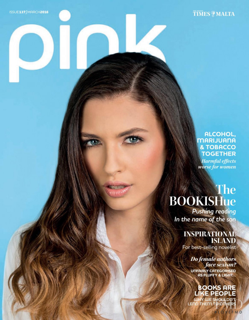 Claire Ciantar featured on the Pink Malta cover from March 2016