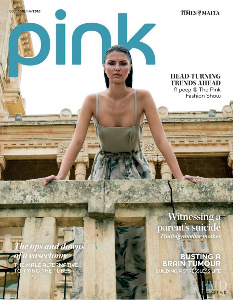 Nikolett Uracs featured on the Pink Malta cover from May 2016