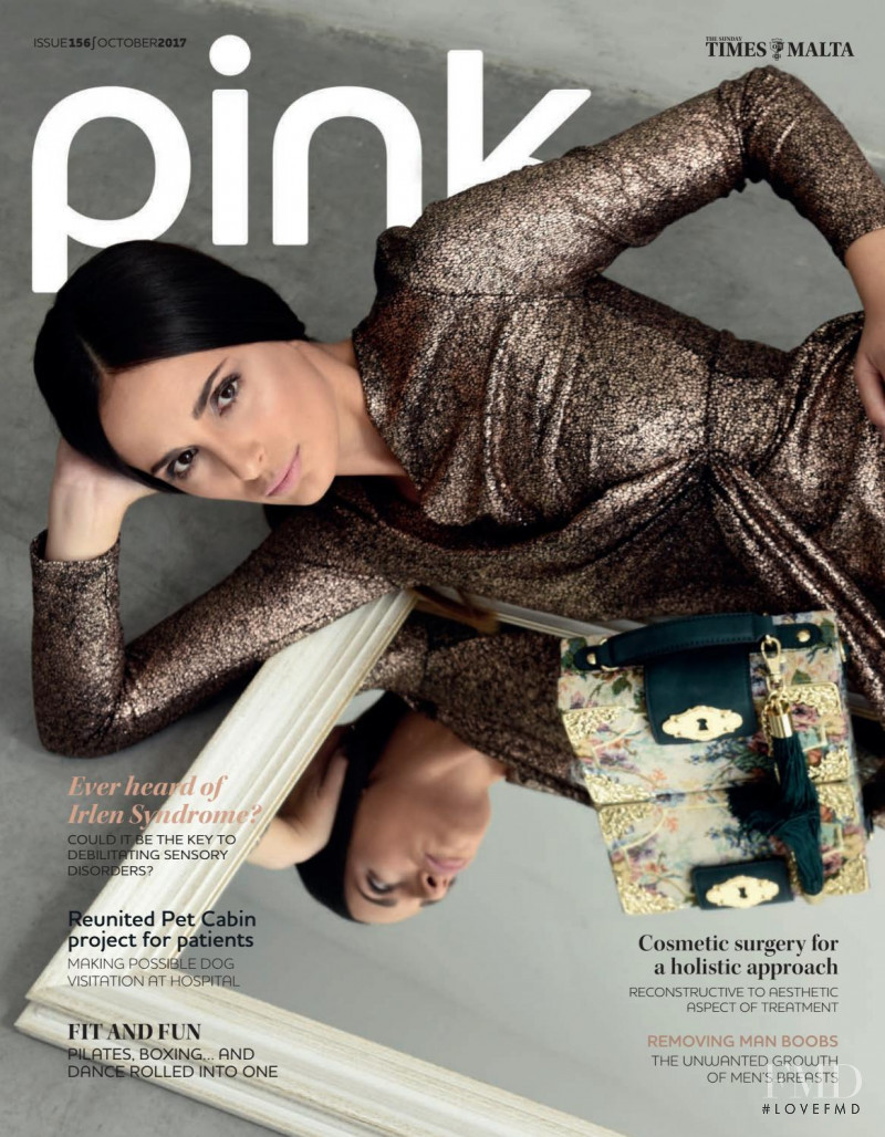 Daniela Spiteri featured on the Pink Malta cover from October 2017