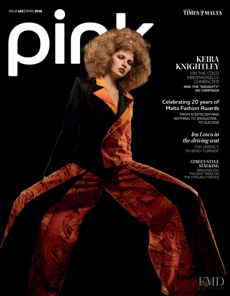 Claire Ciantar featured on the Pink Malta cover from April 2018