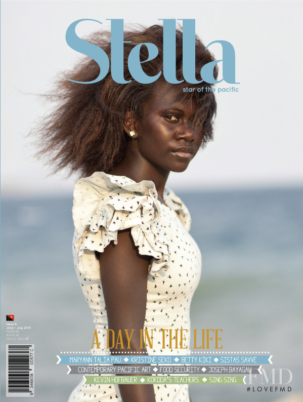 Dayleen Sania featured on the Stella Papua New Guinea cover from June 2013