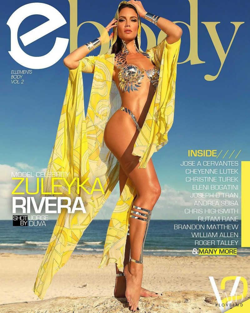 Zuleyka Rivera featured on the Elléments Body cover from July 2018