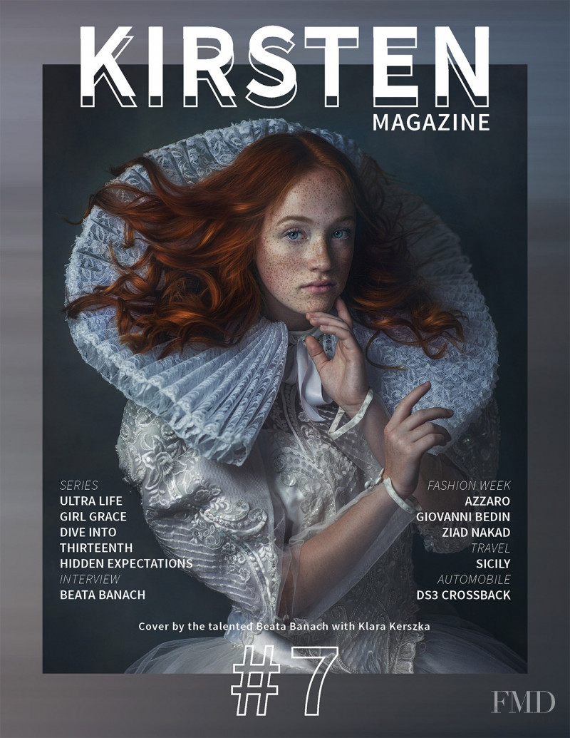 Klara Kerszka featured on the Kirsten Magazine cover from October 2019