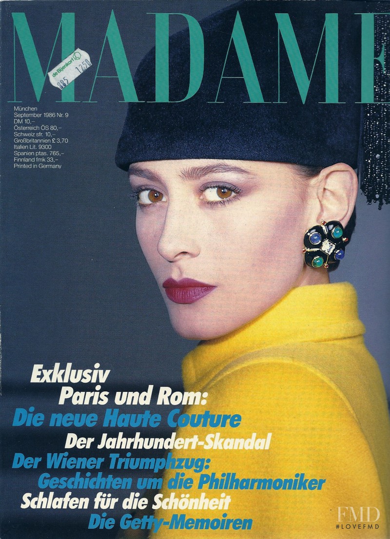 Cynthia Anthonio featured on the Madame cover from September 1986