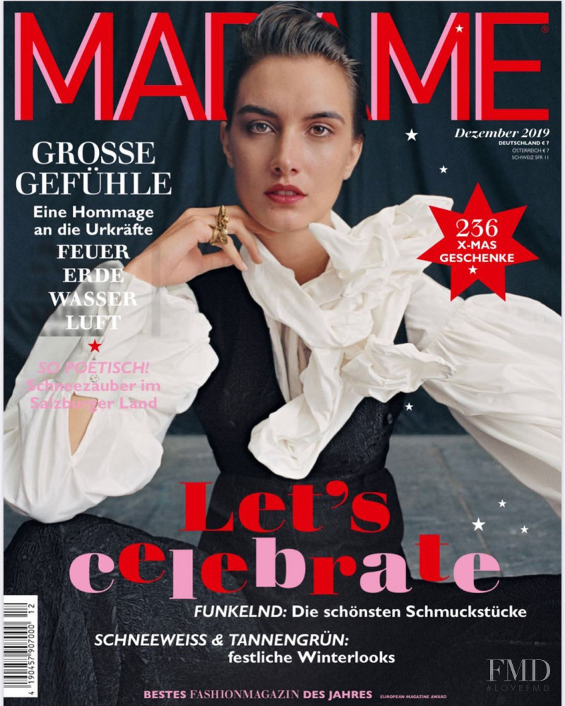 Ronja Furrer featured on the Madame cover from December 2019