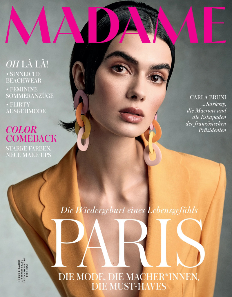 Vitoria Mota featured on the Madame cover from June 2022