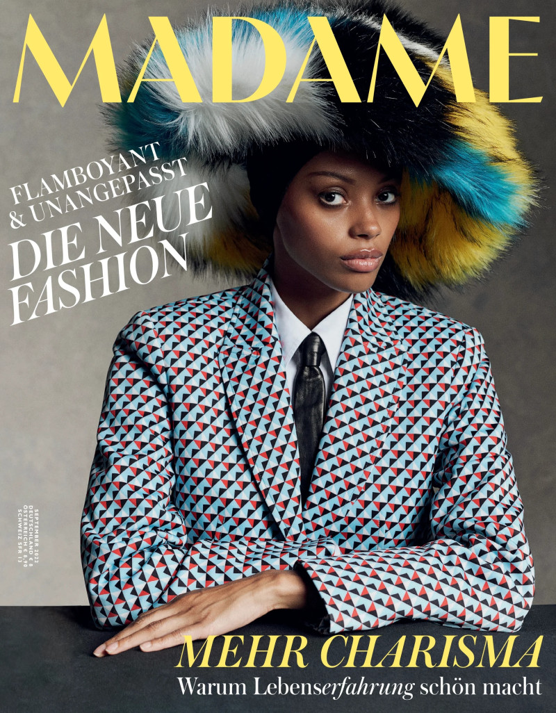 Londone Myers featured on the Madame cover from September 2022