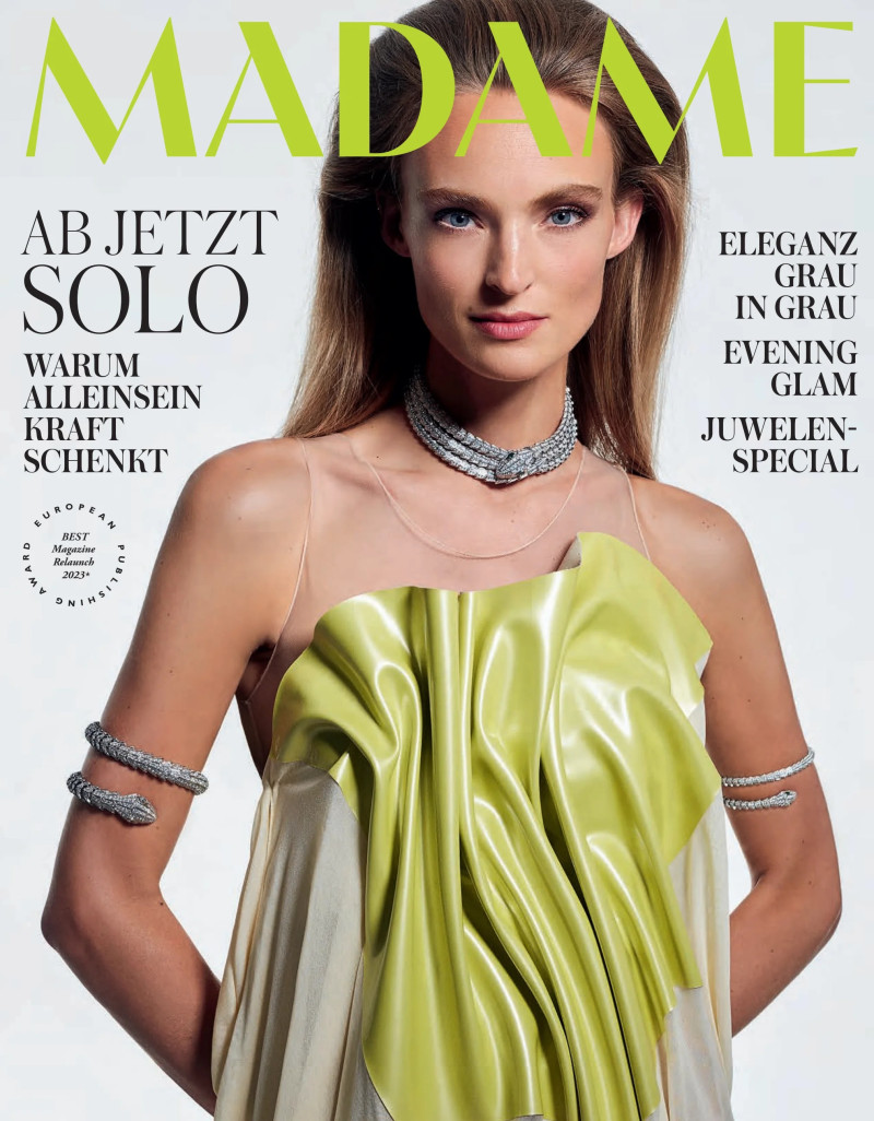 Ymre Stiekema featured on the Madame cover from November 2023