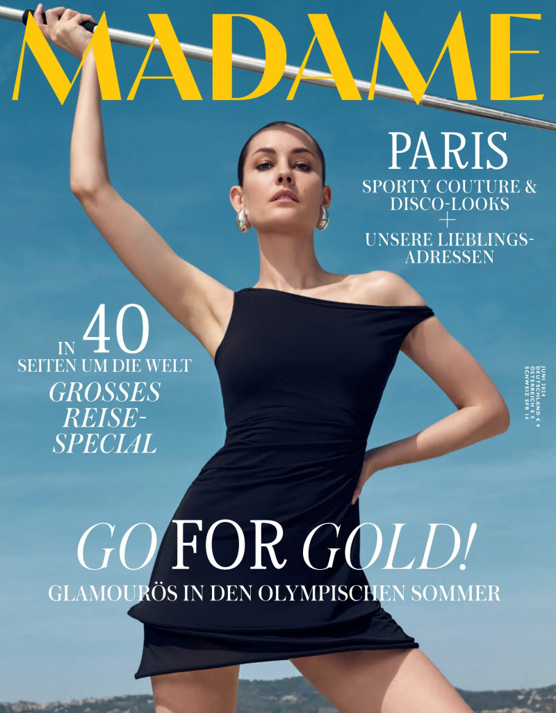 Nadja Bender featured on the Madame cover from June 2024