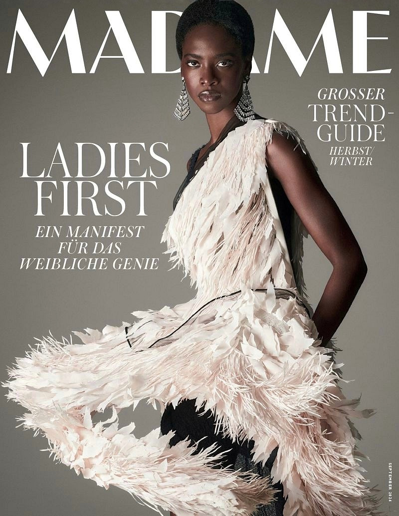 Marie Fofana featured on the Madame cover from September 2024