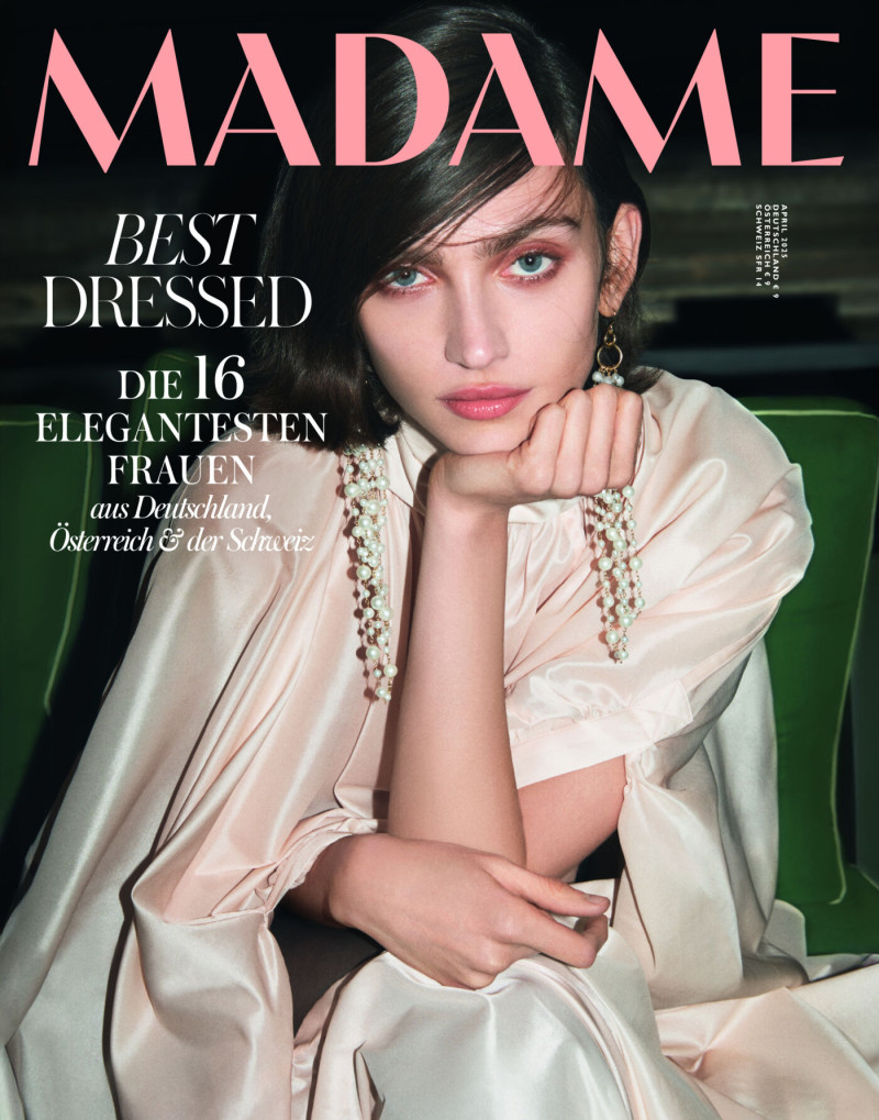Krini Hernandez featured on the Madame cover from April 2025