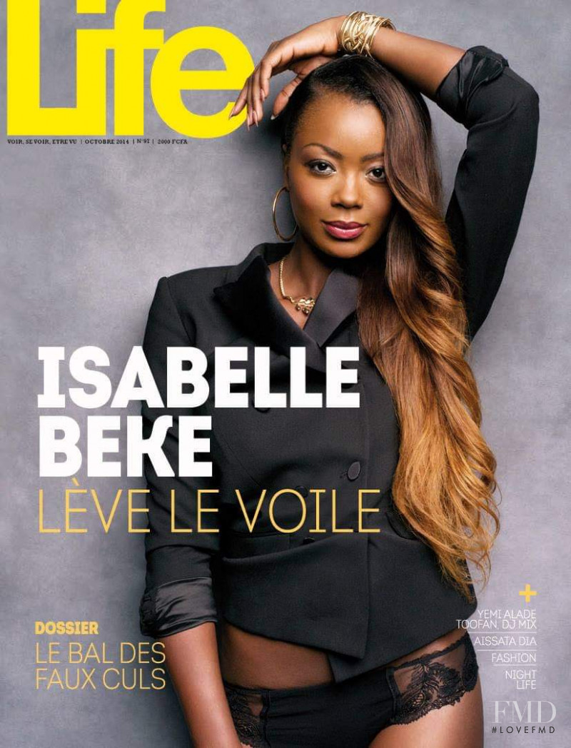 Isabelle Beke featured on the Life Ivory Coast cover from October 2014