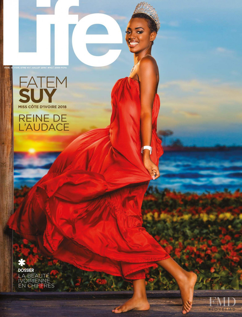 Fatem Suy featured on the Life Ivory Coast cover from July 2018