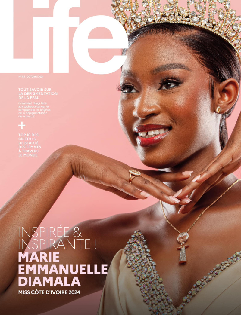 Marie Emmanuelle Diamala featured on the Life Ivory Coast cover from November 2024