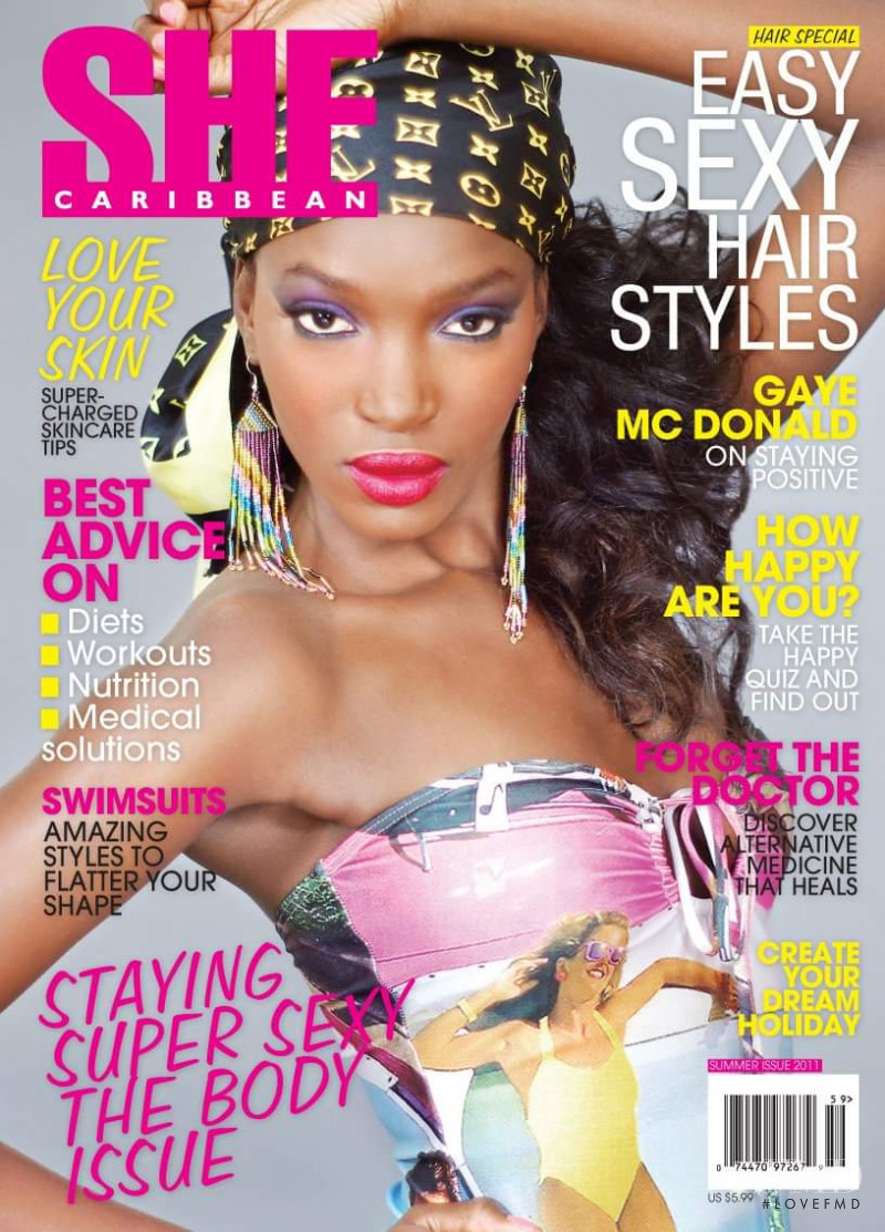 Gaye McDonald featured on the She Caribbean cover from June 2011