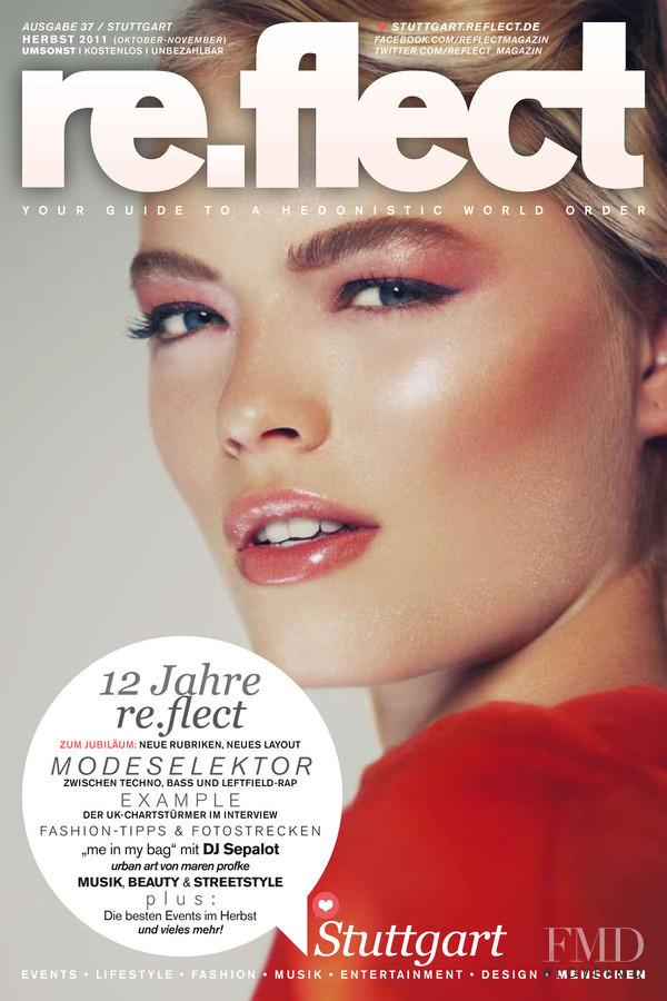 Sophie Reiser featured on the Re.flect cover from October 2011