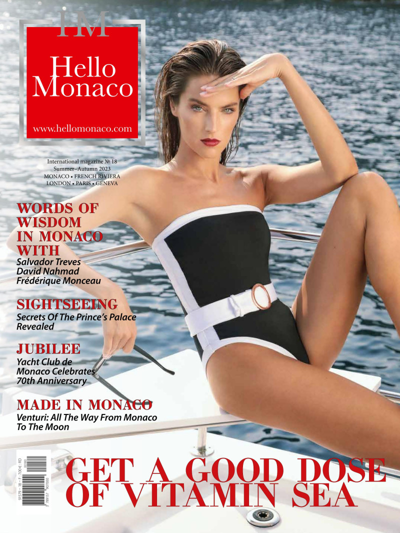 Angelina Nawojczyk featured on the Hello Monaco cover from June 2023