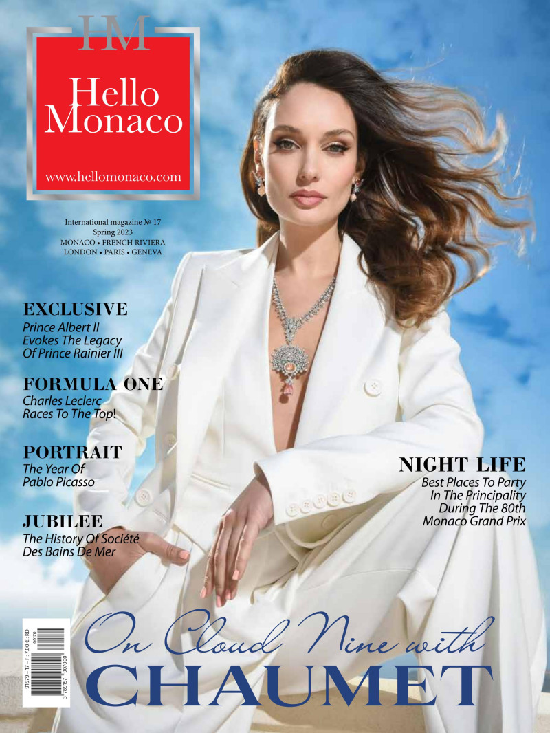 Katarina Filipovic featured on the Hello Monaco cover from March 2023