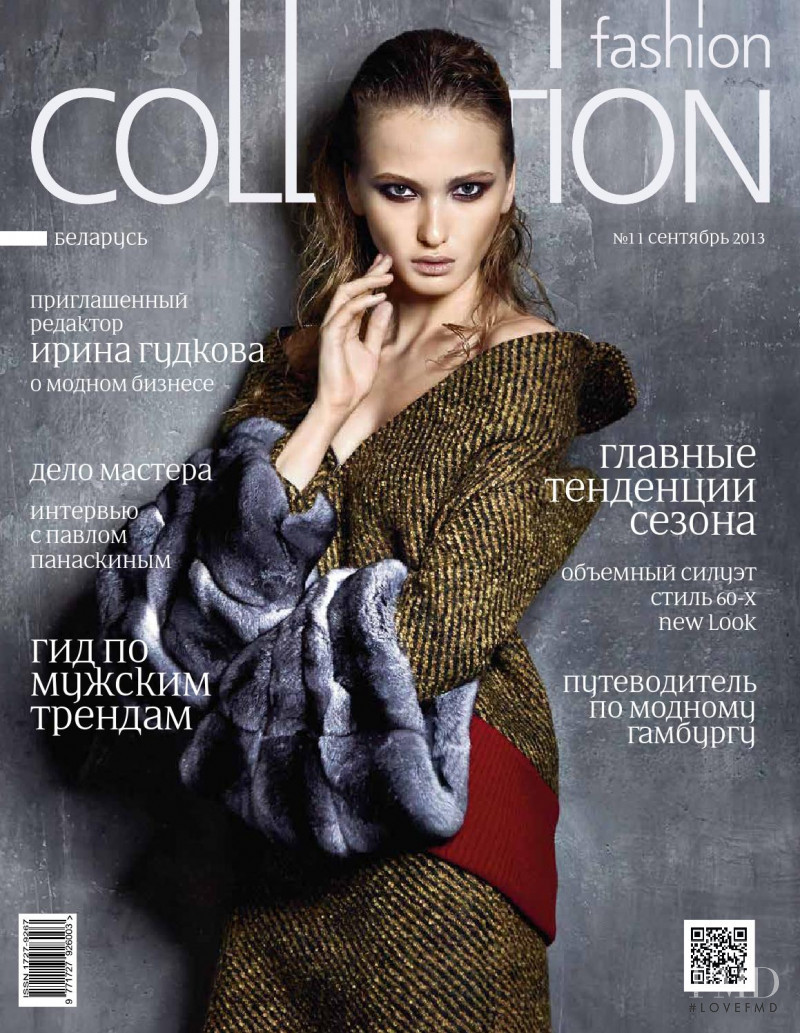  featured on the Fashion Collection Belarus cover from September 2013