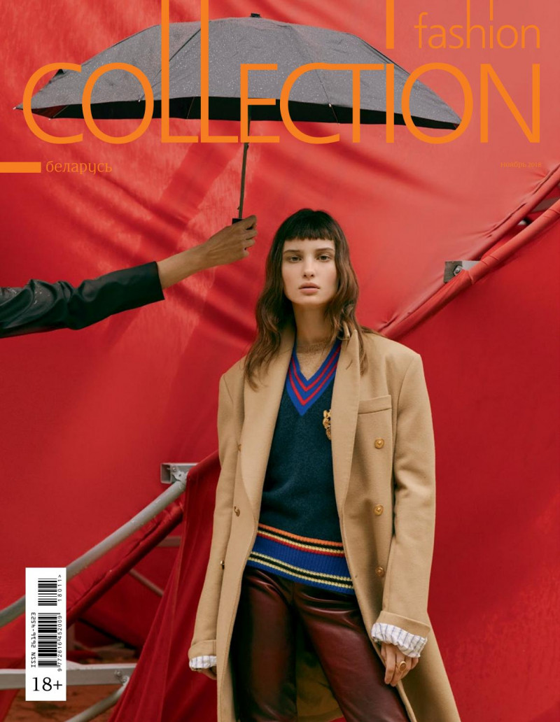 Pasha featured on the Fashion Collection Belarus cover from November 2018