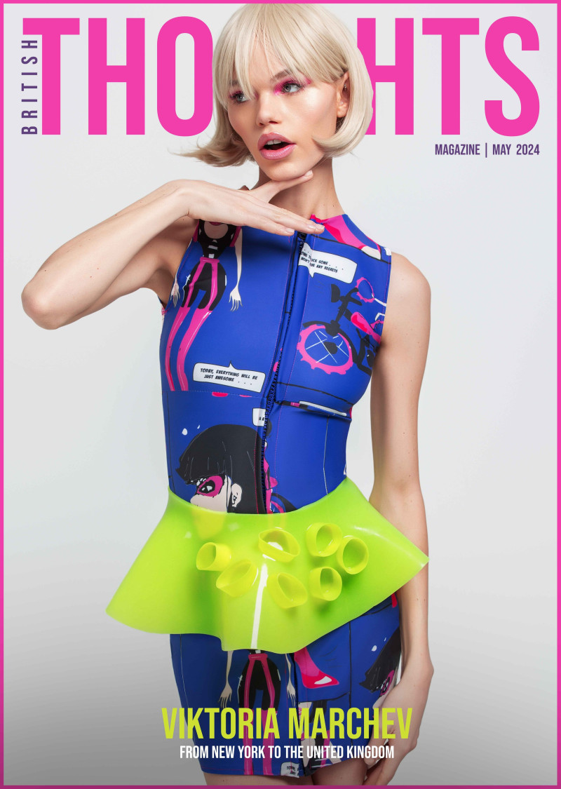  featured on the British Thoughts Magazine cover from May 2024