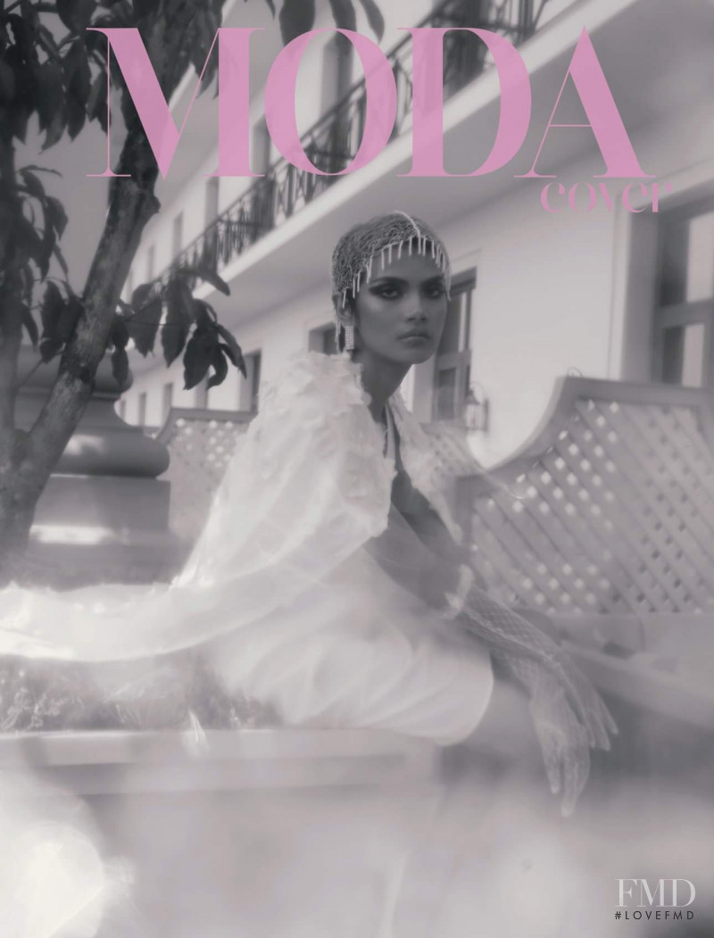 Dee featured on the Moda International cover from April 2020