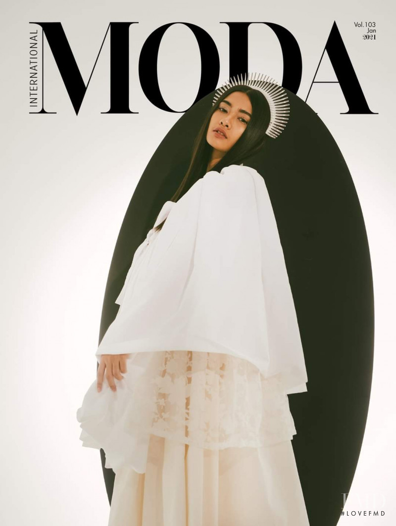 Candy Thuzar Wint Lwin featured on the Moda International cover from January 2021