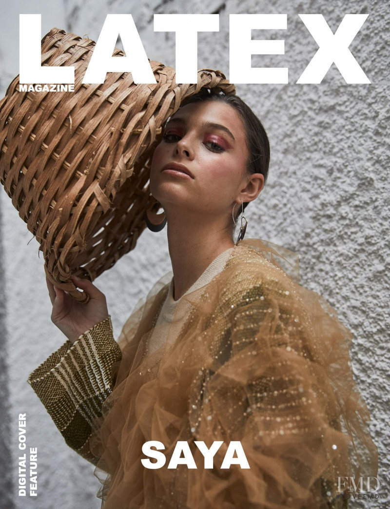 Abby Carter featured on the Latex cover from October 2019