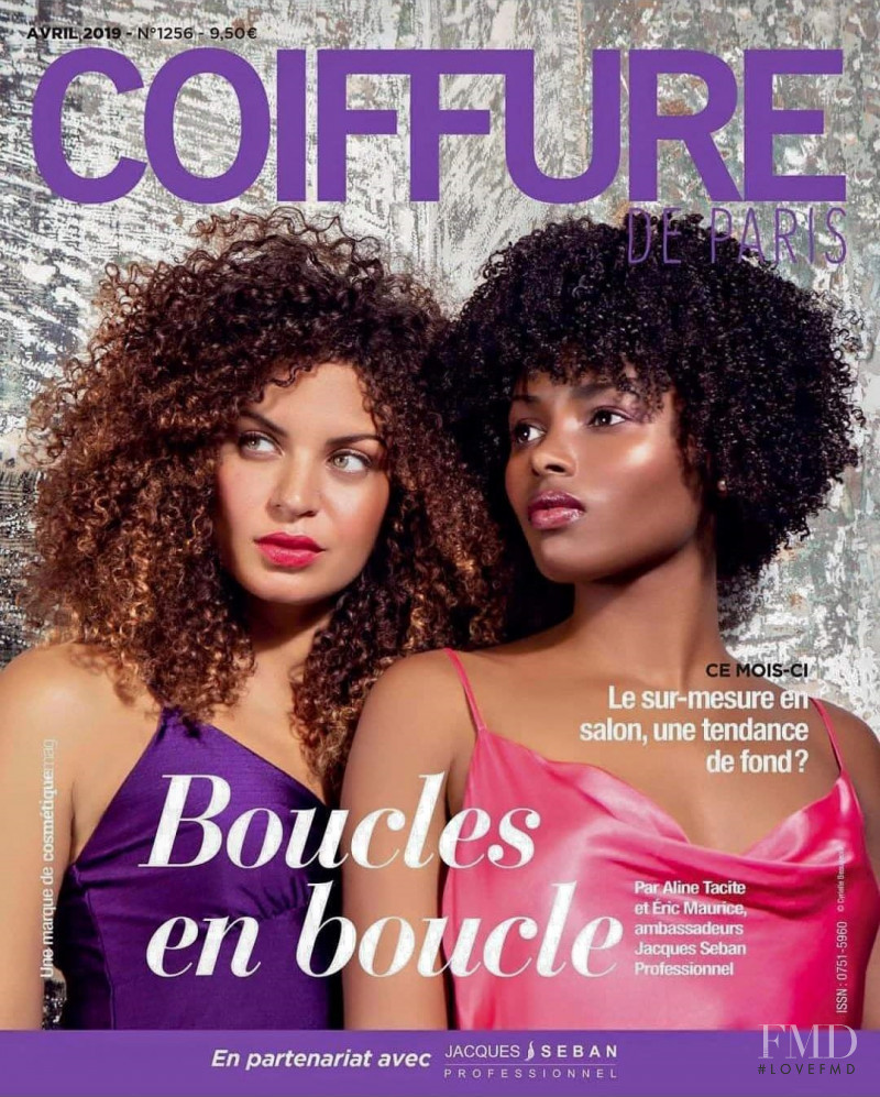 Carla Estarque, Jocelina Miranda featured on the Coiffure de Paris cover from April 2019