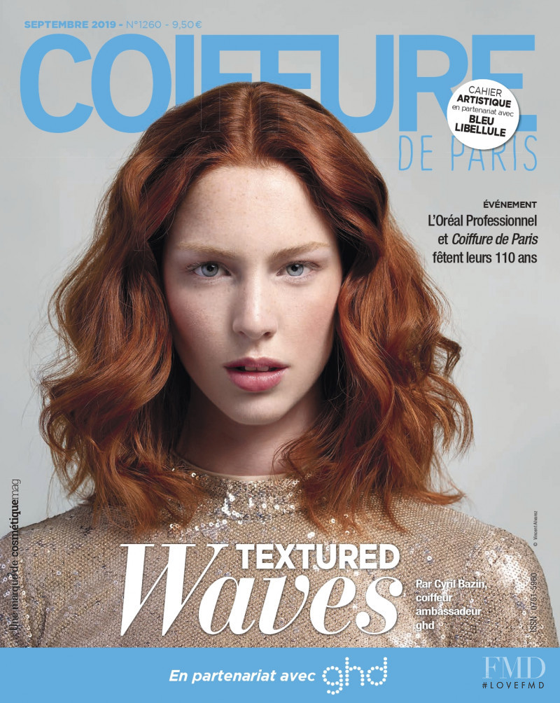  featured on the Coiffure de Paris cover from September 2019