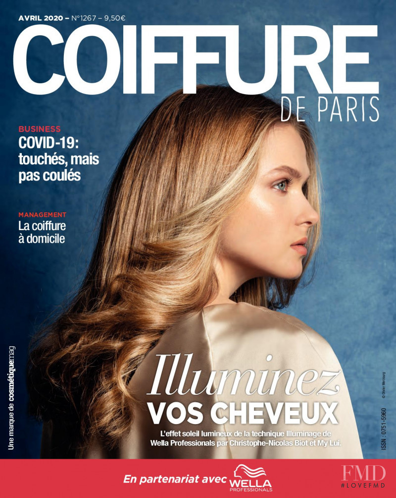  featured on the Coiffure de Paris cover from April 2020