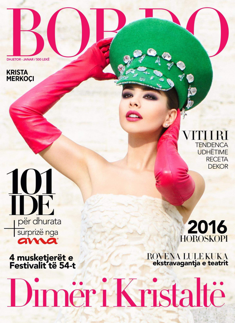 Krista Merkoci featured on the Bordo cover from December 2015