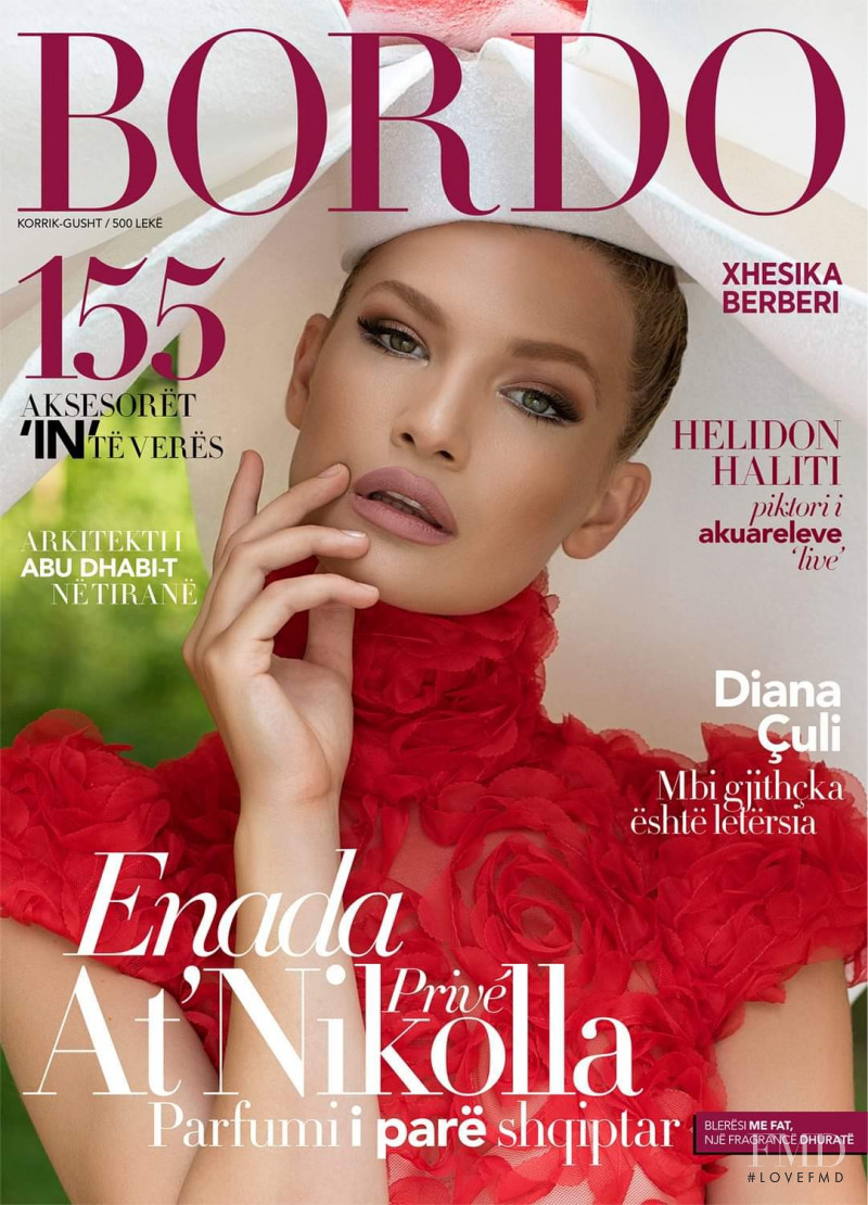 Xhesika Berberi featured on the Bordo cover from July 2015