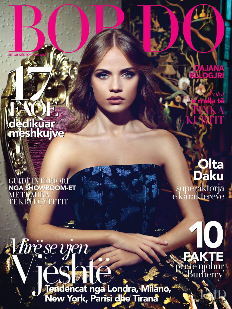 Dajana Kllogjri featured on the Bordo cover from October 2015
