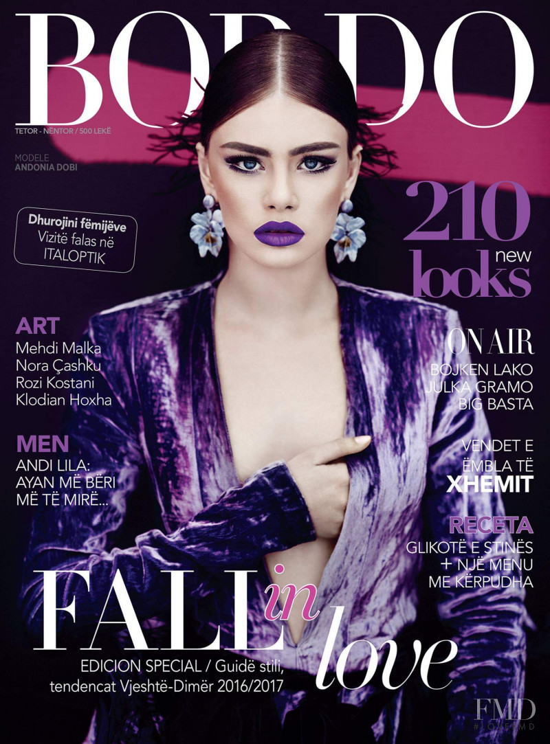 Andonia Dobi featured on the Bordo cover from October 2016